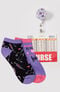 Women's 2 Pack Best Nurse Ever Print Socks & Lanyard Gift Set, , large