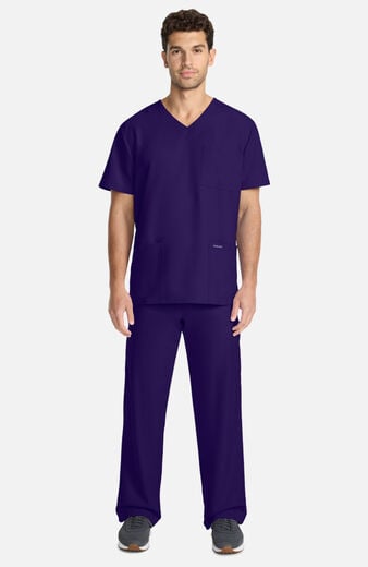Men's 3-Pocket V-Neck Scrub Top Men's 3-Pocket V-Neck Scrub Top