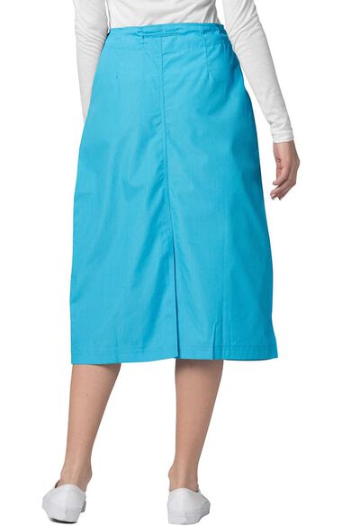 Clearance Women's Mid-Calf Drawstring Scrub Skirt, , large