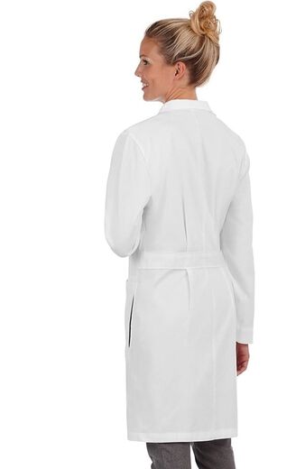 Women's Knot Button 38" Lab Coat with Tablet Pocket