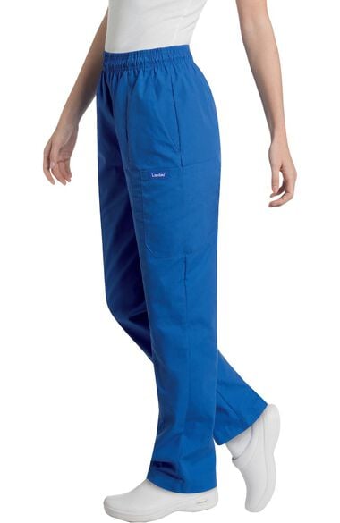 Clearance Women's Classic Fit Cargo Elastic Waist Scrub Pants, , large