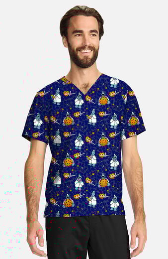 Unisex Doctor Cookies Print Scrub Top Unisex Doctor Cookies Print Scrub Top