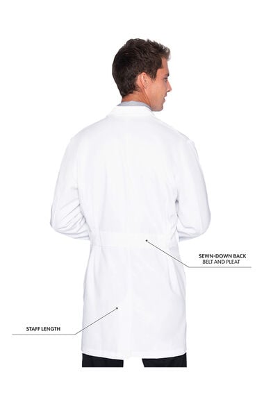 Men's 5-Pocket Twill 37" Lab Coat, , large