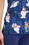 Women's Stay Frosty Print Scrub Top, , large