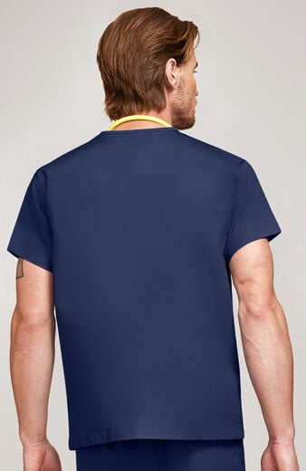 Unisex Chest Pocket V-Neck Scrub Top Unisex Chest Pocket V-Neck Scrub Top