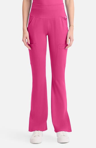Women's Knit Flare Leg Yoga Scrub Pant Women's Knit Flare Leg Yoga Scrub Pant