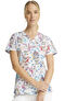 Women's Paws For A Cause Print Scrub Top, , large