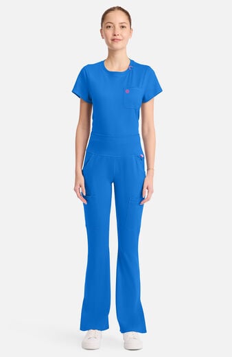 Women's Knit Flare Leg Yoga Scrub Pant Women's Knit Flare Leg Yoga Scrub Pant