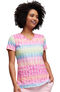 Women's Tie Dye Vibes Print Scrub Top, , large