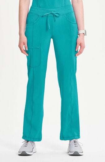 Women's Rib Knit Drawstring Waist Scrub Pant Women's Rib Knit Drawstring Waist Scrub Pant