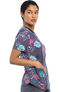 Clearance Women's Poppin Floral Print Scrub Top, , large