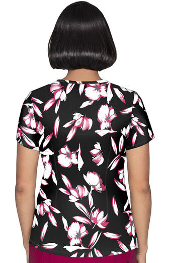 Clearance Women's Isabel Exquisite Floral Print Scrub Top