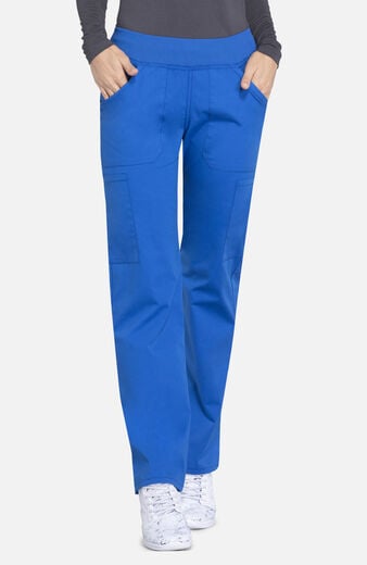 Women's Rib Knit Waist Cargo Scrub Pant Women's Rib Knit Waist Cargo Scrub Pant