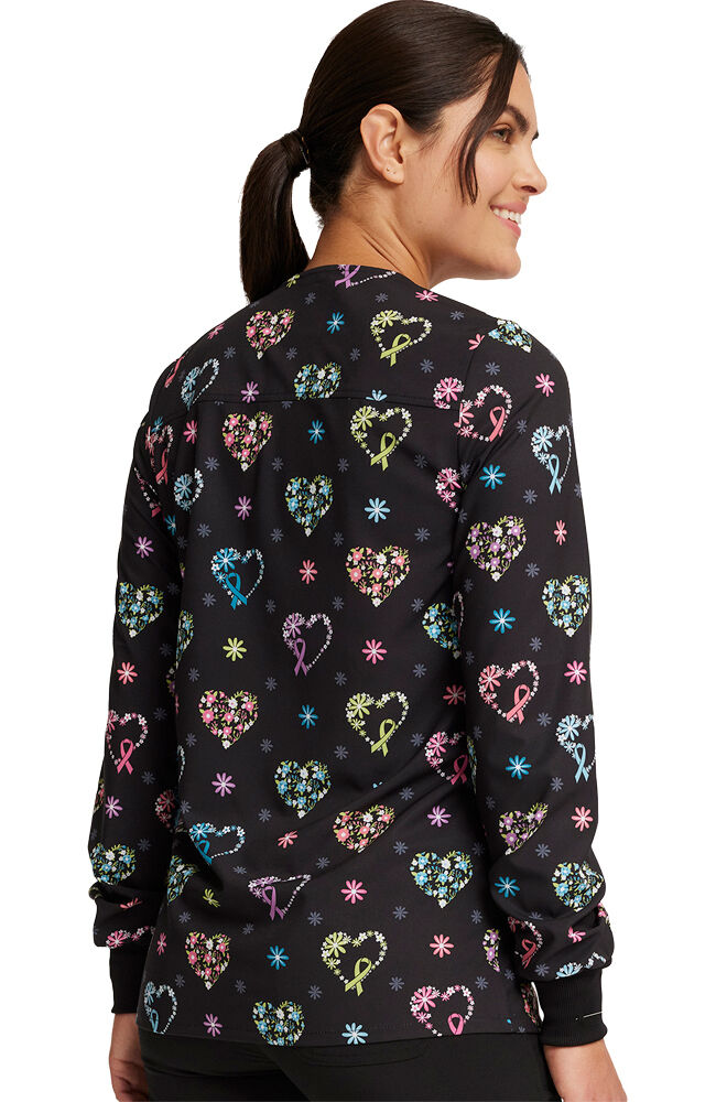 Clearance Fashion Prints by Cherokee Women s Snap Front Care Flor