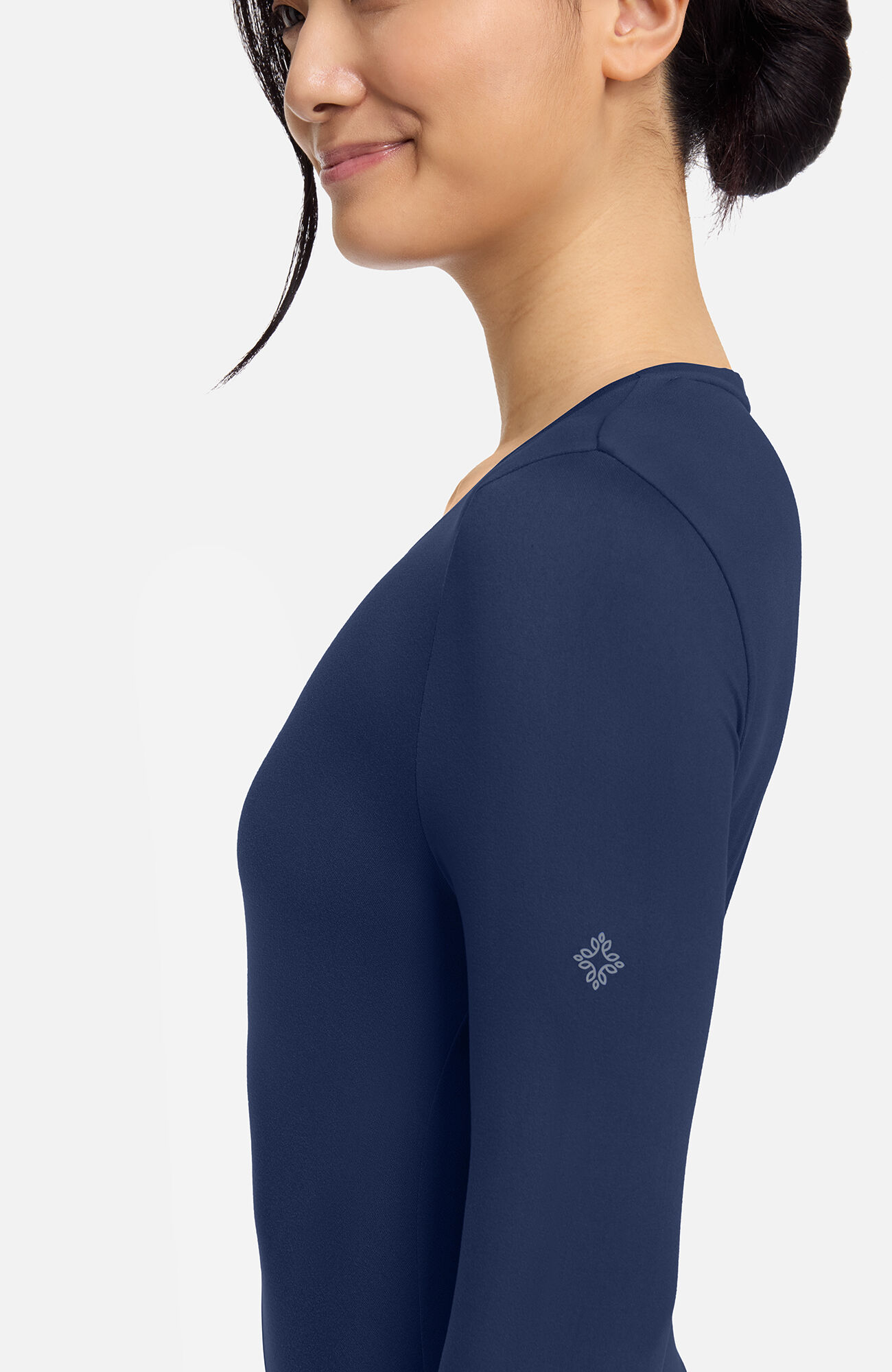 Women's Ruched Underscrub Bodysuit, , large