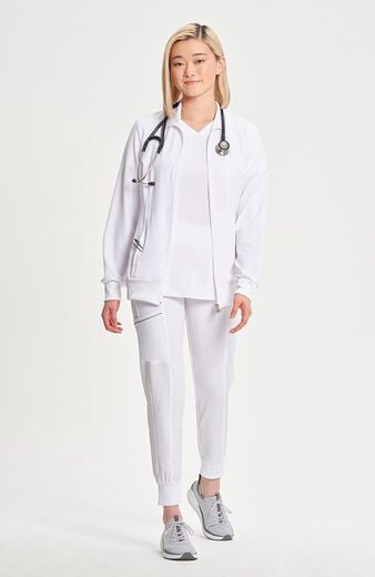 Women's Zip Front Warm Up Scrub Jacket Women's Zip Front Warm Up Scrub Jacket