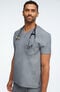Clearance Men's Single Pocket Solid Scrub Top, , large