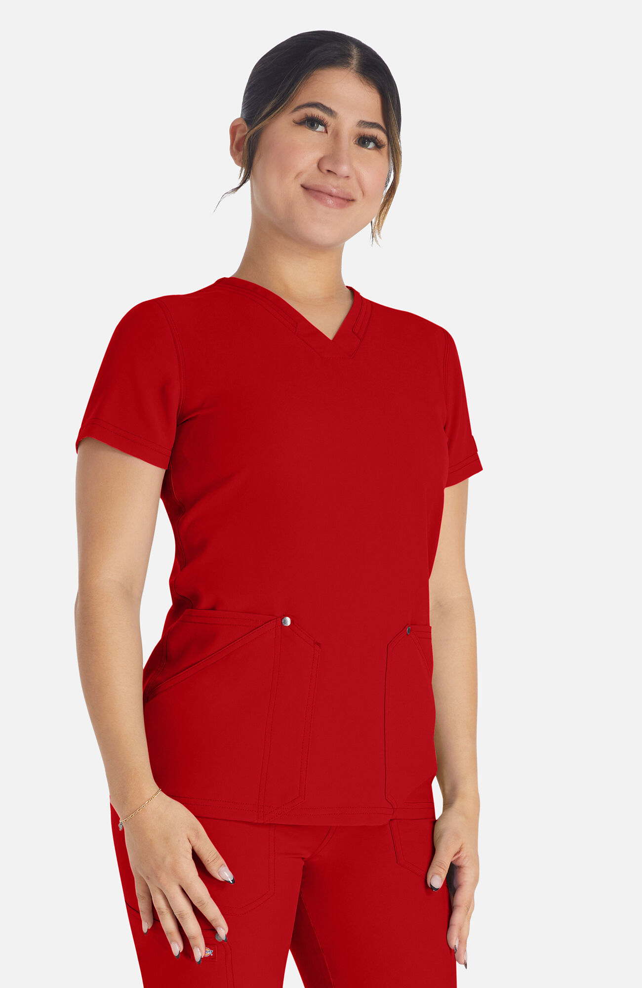 Women's 4-Pocket Utility V-Neck Scrub Top