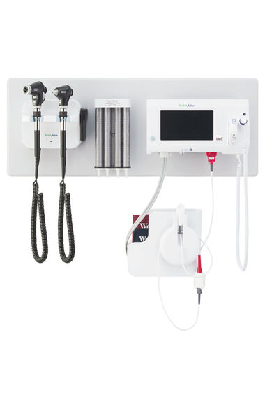 Clearance 777 Wall System For Connex Spot Monitor with PanOptic Plus LED Ophthalmoscope, MacroView Plus LED Otoscope for iExaminer and Ear Specula Dispenser, , large