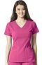 Clearance Women's Flex Back Solid Scrub Top, , large
