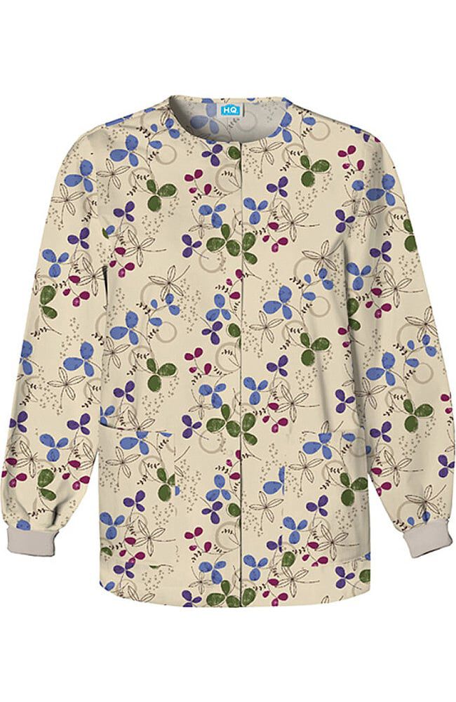 cherokee printed scrub jackets