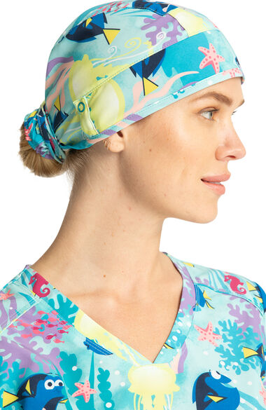 Women's Reef Action Print Scrub Hat, , large