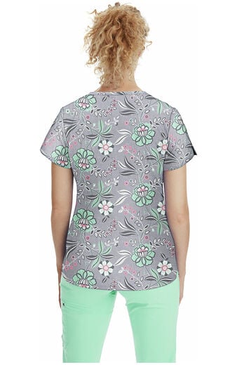 Clearance Women's Isabel Simply Sweet Print Scrub Top