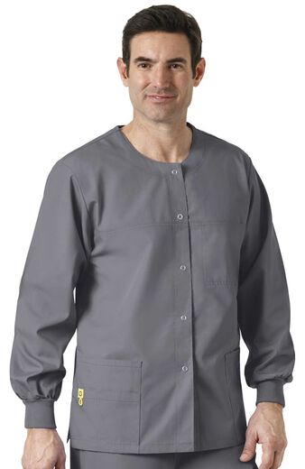 Unisex Delta Snap Front Solid Scrub Jacket, Unisex Delta Snap Front Solid Scrub Jacket