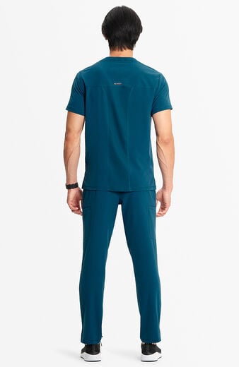 Men's Scrub Set: V-Neck Top & Zip Fly Pant Men's Scrub Set: V-Neck Top & Zip Fly Pant