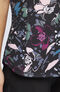 Clearance Women's Zip-Front Wild Fleur You Print Scrub Top, , large