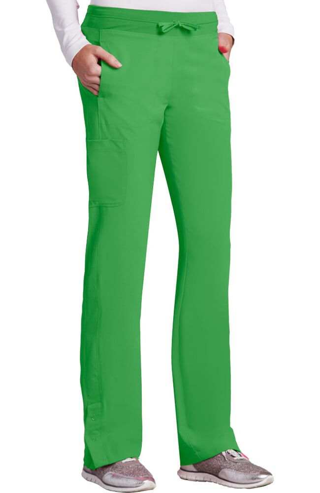 Clearance Barco One Women s Knit Waistband Cargo Track Scrub Pant