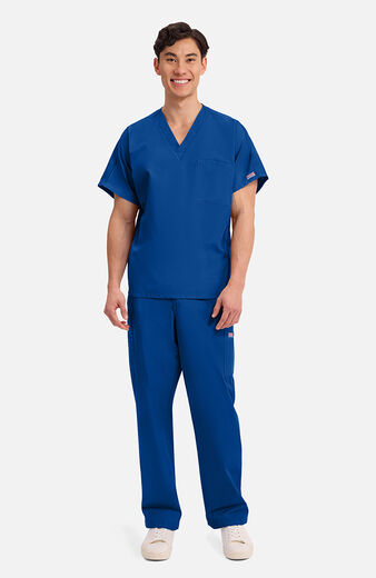 Unisex V-Neck 1 Pocket Scrub Top Unisex V-Neck 1 Pocket Scrub Top