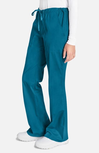 Women's Flare Leg Drawstring Scrub Pant Women's Flare Leg Drawstring Scrub Pant