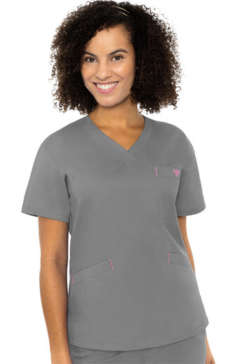 Women's Signature V-Neck Solid Scrub Top, Women's Signature V-Neck Solid Scrub Top