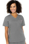 Women's Signature V-Neck Solid Scrub Top, , large