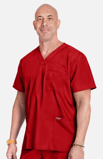 Men's Utility 3-Pocket V-Neck Scrub Top Men's Utility 3-Pocket V-Neck Scrub Top