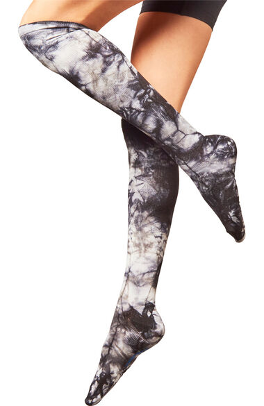 Women's 12-14 mmHg Wide Calf Compression Trouser Sock, , large