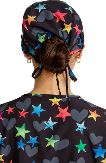 Unisex Loving Stars Print Scrub Hat