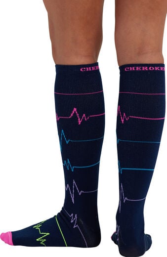 Women's Extra Wide 10-15 mmHg Print Support Sock Women's Extra Wide 10-15 mmHg Print Support Sock