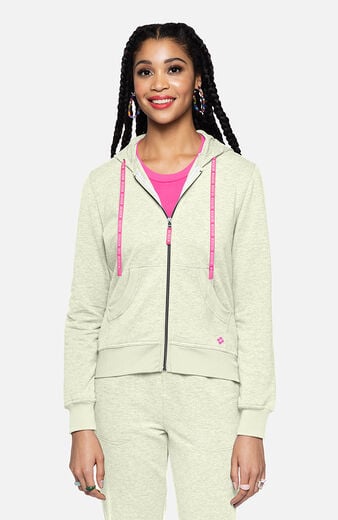 Women's Fleece Zip Front Scrub Hoodie Women's Fleece Zip Front Scrub Hoodie