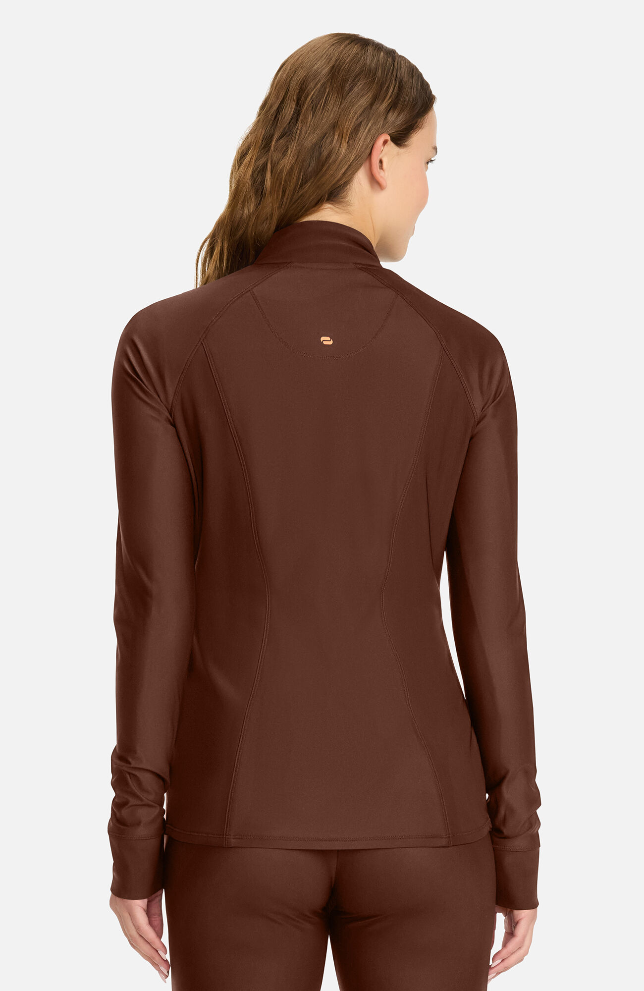 Women's Knit Warm Up Jacket, EXE Espresso Express | brown, large