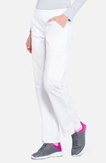 Women's Rib Knit Waist Cargo Scrub Pant Women's Rib Knit Waist Cargo Scrub Pant