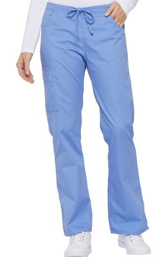 Women's Mid Rise Drawstring Cargo Scrub Pant Women's Mid Rise Drawstring Cargo Scrub Pant