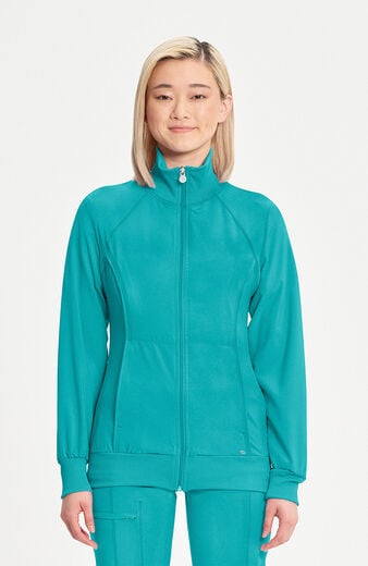 Women's Zip Front Warm Up Scrub Jacket Women's Zip Front Warm Up Scrub Jacket