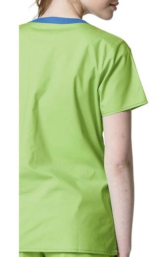 Women's Patience Curved Notch Solid Scrub Top