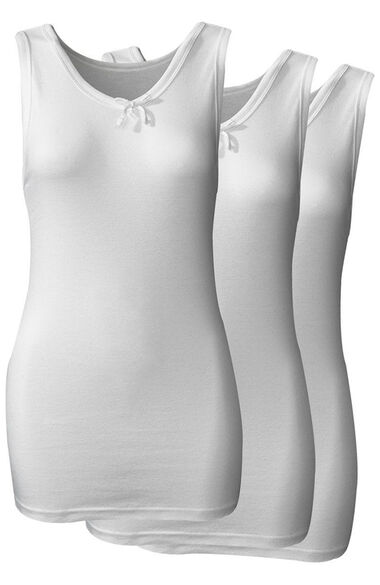 Women's 3 Pack Cotton Undershirts, , large