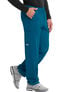 Men's Structure Elastic Waistband Zip Fly Scrub Pant, , large