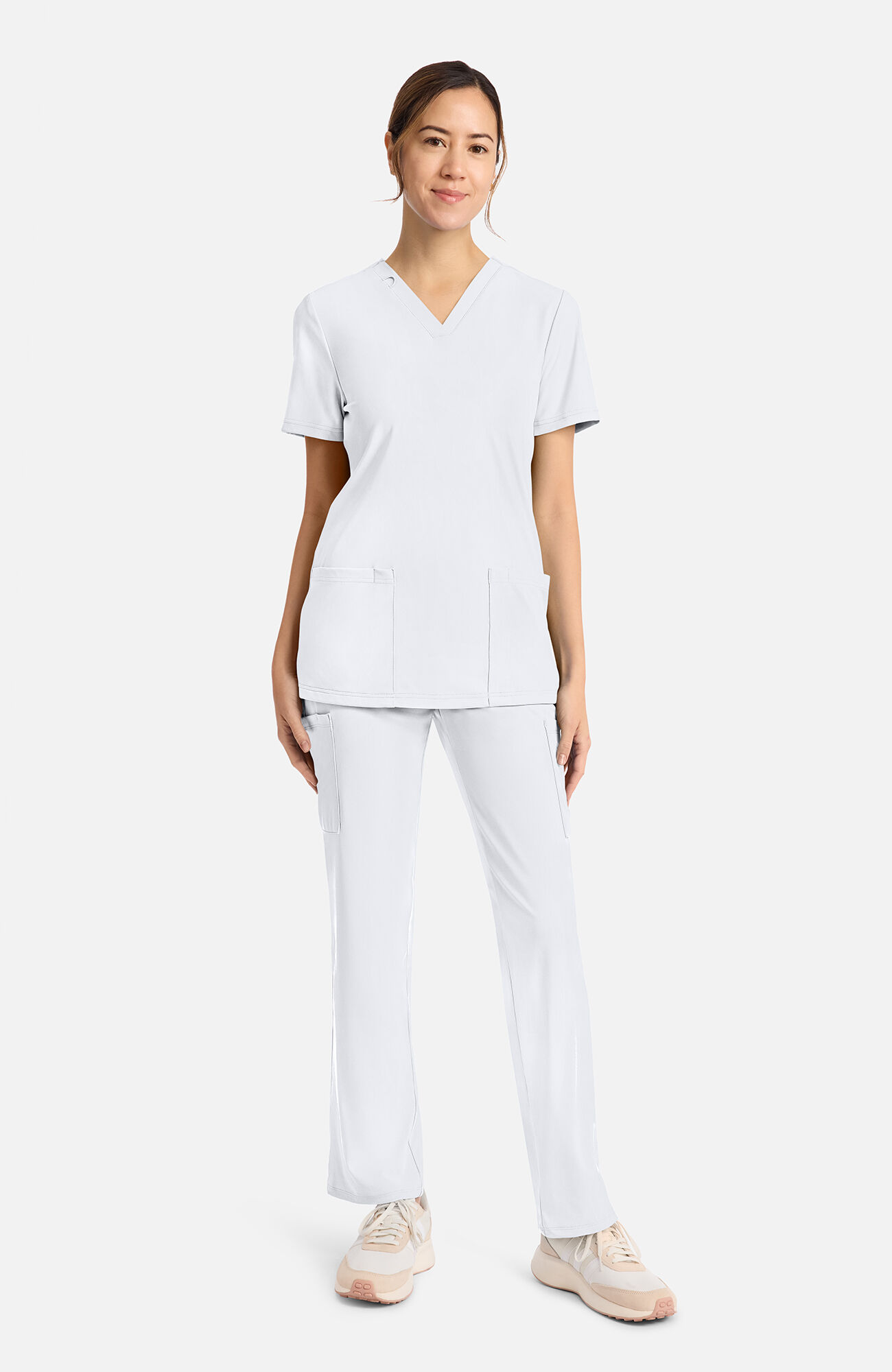 Women's 2-Pocket V-Neck Scrub Top