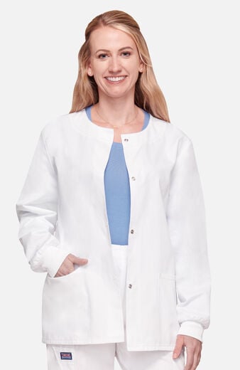 Women's Snap Front Scrub Jacket Women's Snap Front Scrub Jacket