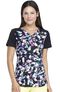 Clearance Women's Floral In Motion Print Scrub Top, , large